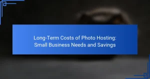 Dlouhodobé náklady na hostování fotografií: potřeby a úspory malých podniků